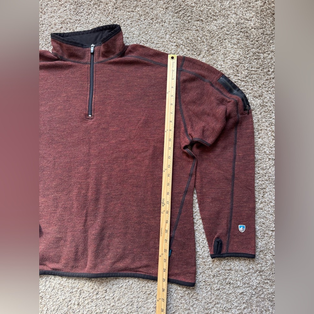 Kuhl Mens Chianti 1/4 Fleece Pullover
Dark Orange Red - Picture 4 of 9